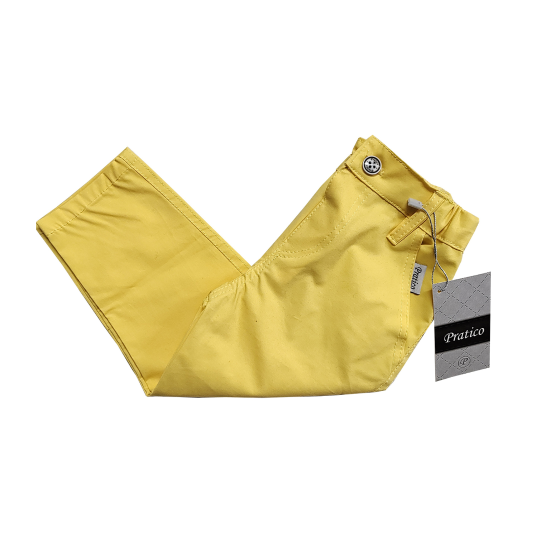 Žute pantalone za male dečake